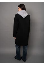 RD Style RD Style - Despina Ladies Scuba Coat (Black Grey)
