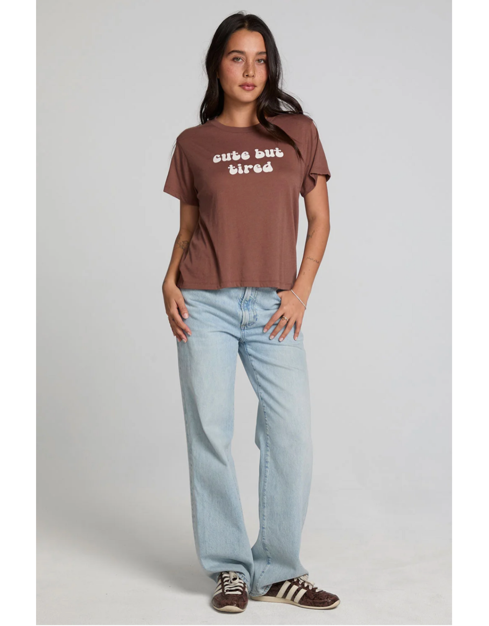 Chaser Chaser - Cute But Tired Tee (Friar Brown)