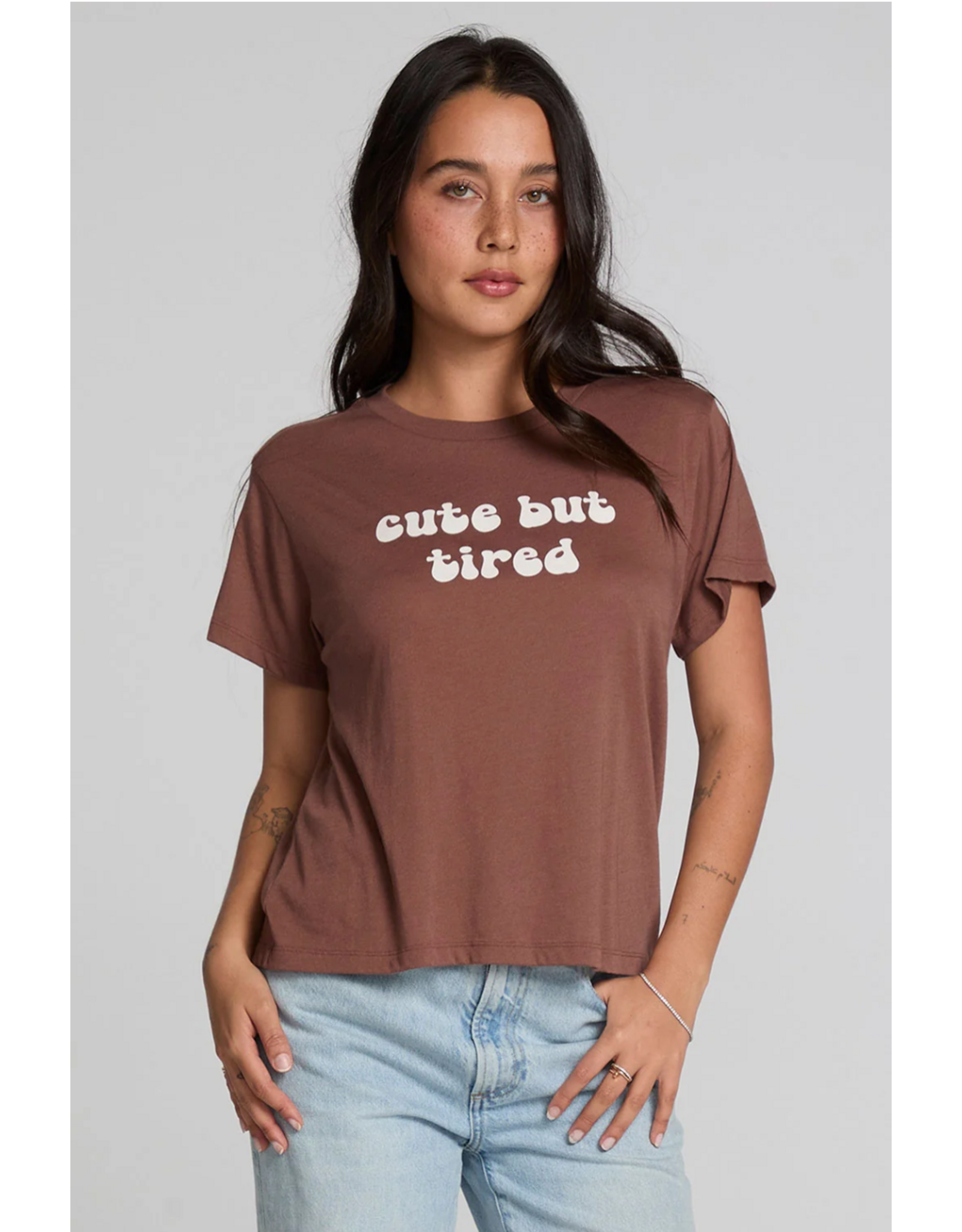Chaser Chaser - Cute But Tired Tee (Friar Brown)