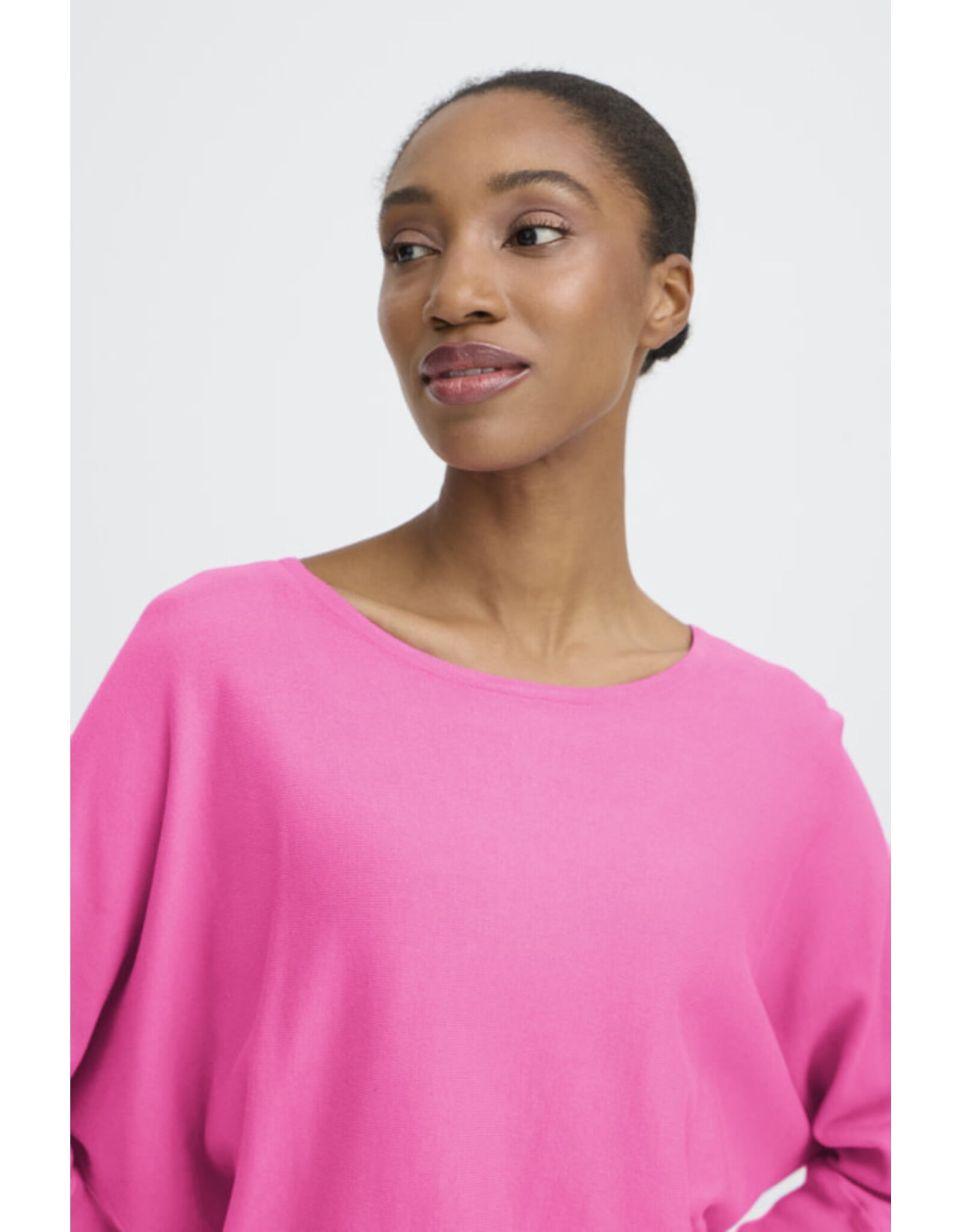 b.young b.young - Morla Batwing Sleeve Pullover (Phlox Pink)