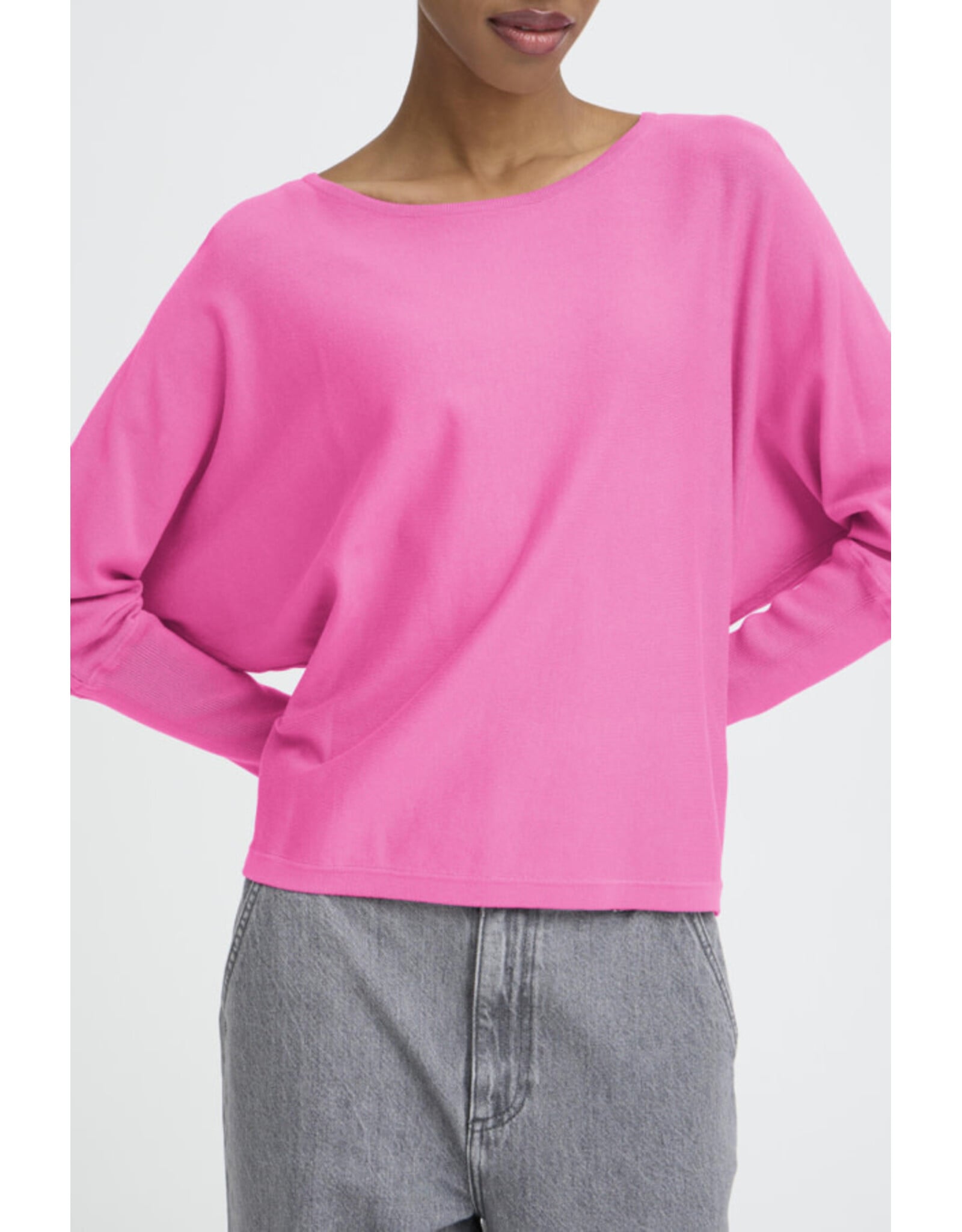 b.young b.young - Morla Batwing Sleeve Pullover (Phlox Pink)
