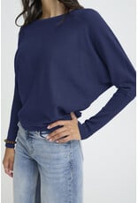 b.young b.young - Morla Batwing Sleeve Pullover (Medieval Blue)