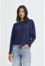 b.young b.young - Morla Batwing Sleeve Pullover (Medieval Blue)