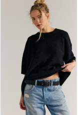 Free people Free People -  Margot SoftSpun Sweater Tee (Black)