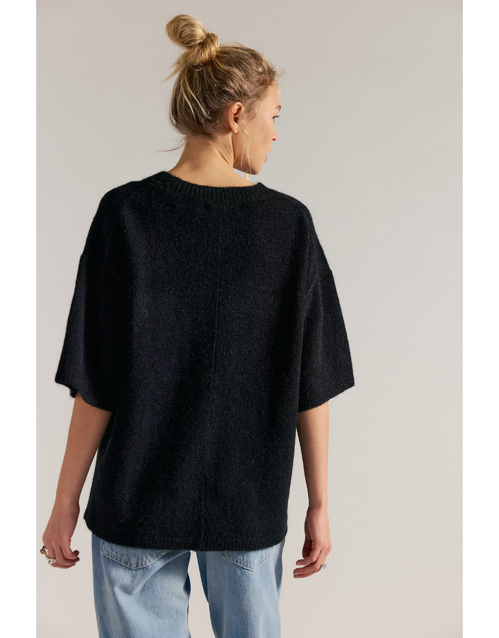 Free people Free People -  Margot SoftSpun Sweater Tee (Black)