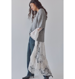 Free people Free People -  Margot SoftSpun Sweater Tee (Heather Grey)