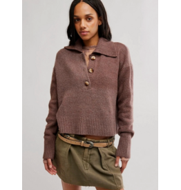 Free people Free People - Trading Up Polo (Enchanted Oak Melange)
