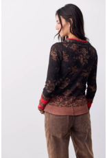 Free people Free People -  We The Free Easy Does It Printed Tee (Black Combo)