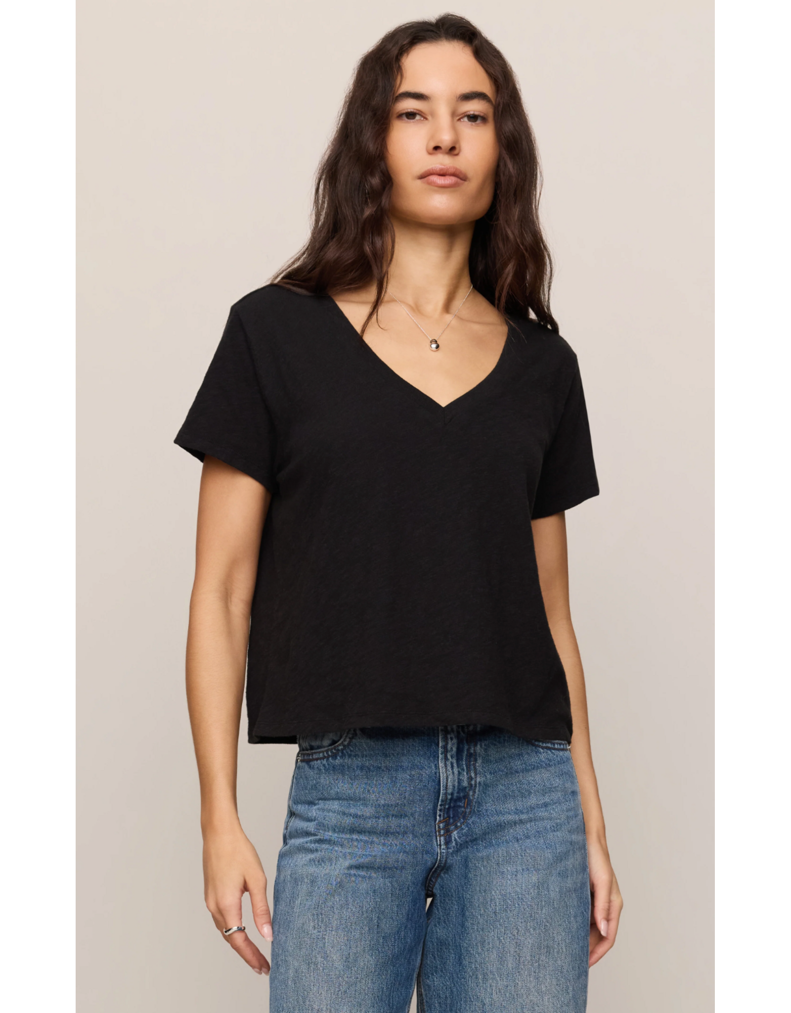 Z Supply Z Supply - Nomad V Neck Tee (Black)