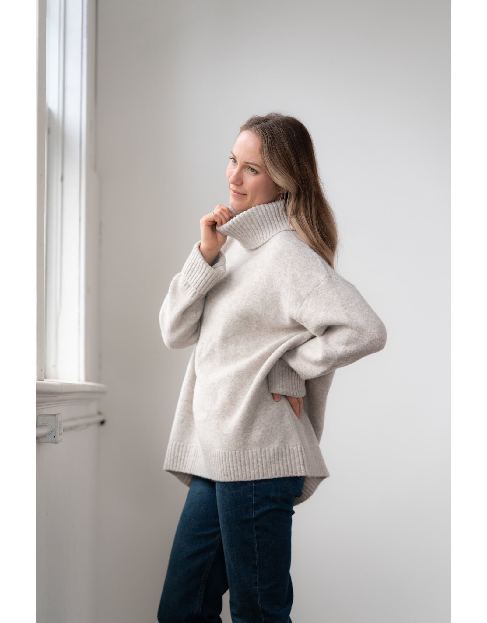 Echo Verde Echo Verde - The Dog Walker Sweater (Fawn)