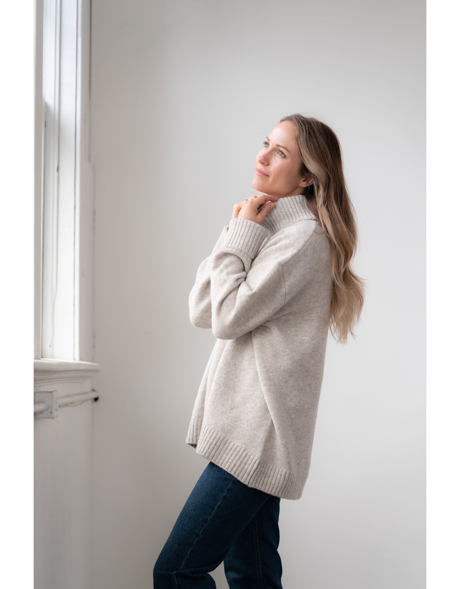 Echo Verde Echo Verde - The Dog Walker Sweater (Fawn)