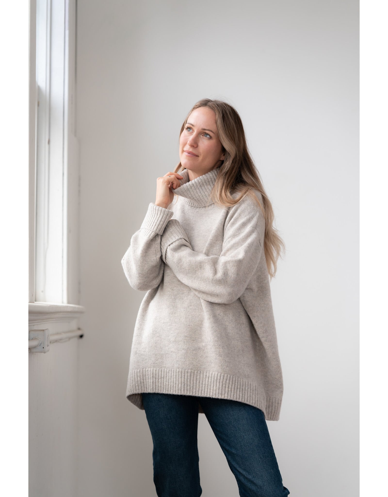 Echo Verde Echo Verde - The Dog Walker Sweater (Fawn)