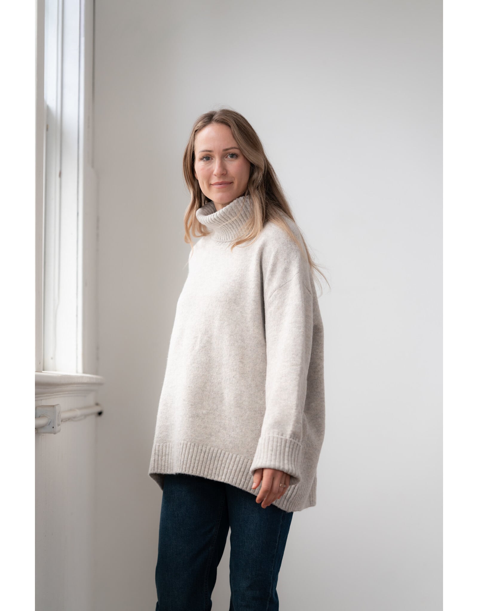 Echo Verde Echo Verde - The Dog Walker Sweater (Fawn)