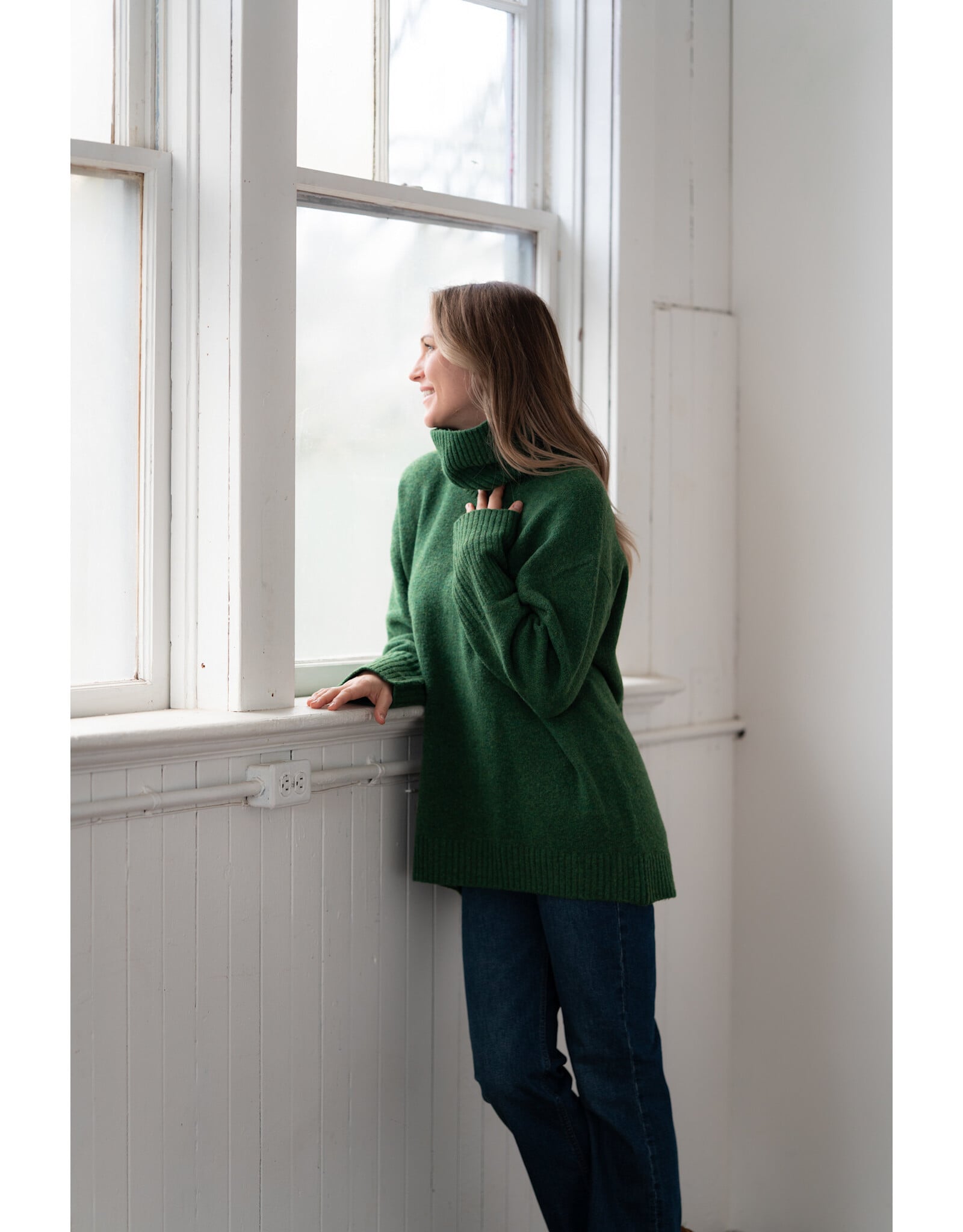 Echo Verde Echo Verde - The Dog Walker Sweater (Forest)