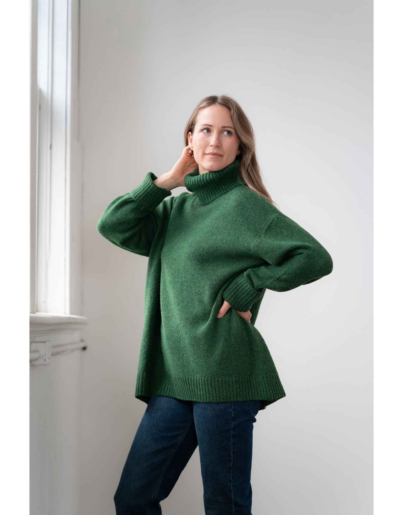 Echo Verde Echo Verde - The Dog Walker Sweater (Forest)