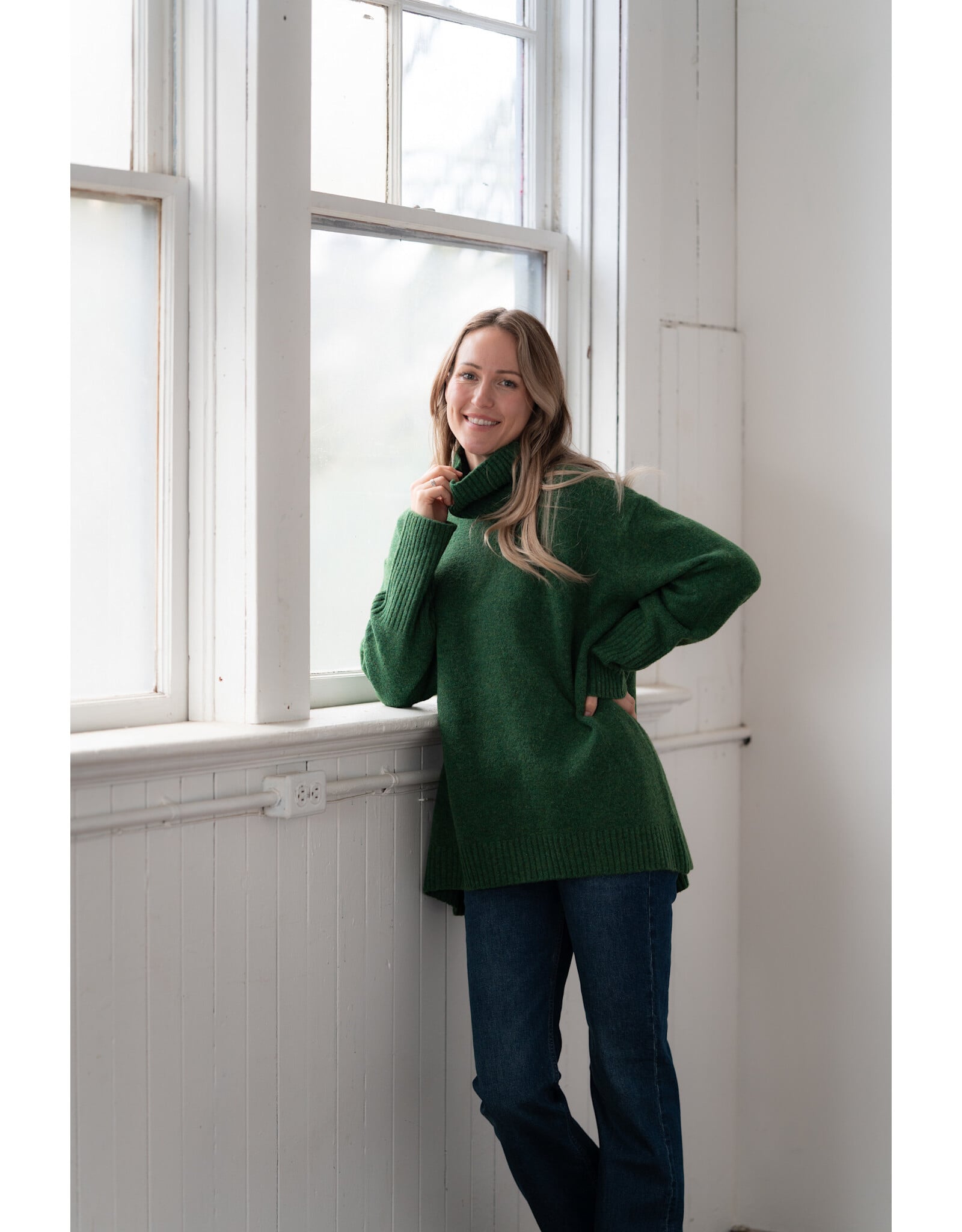 Echo Verde Echo Verde - The Dog Walker Sweater (Forest)
