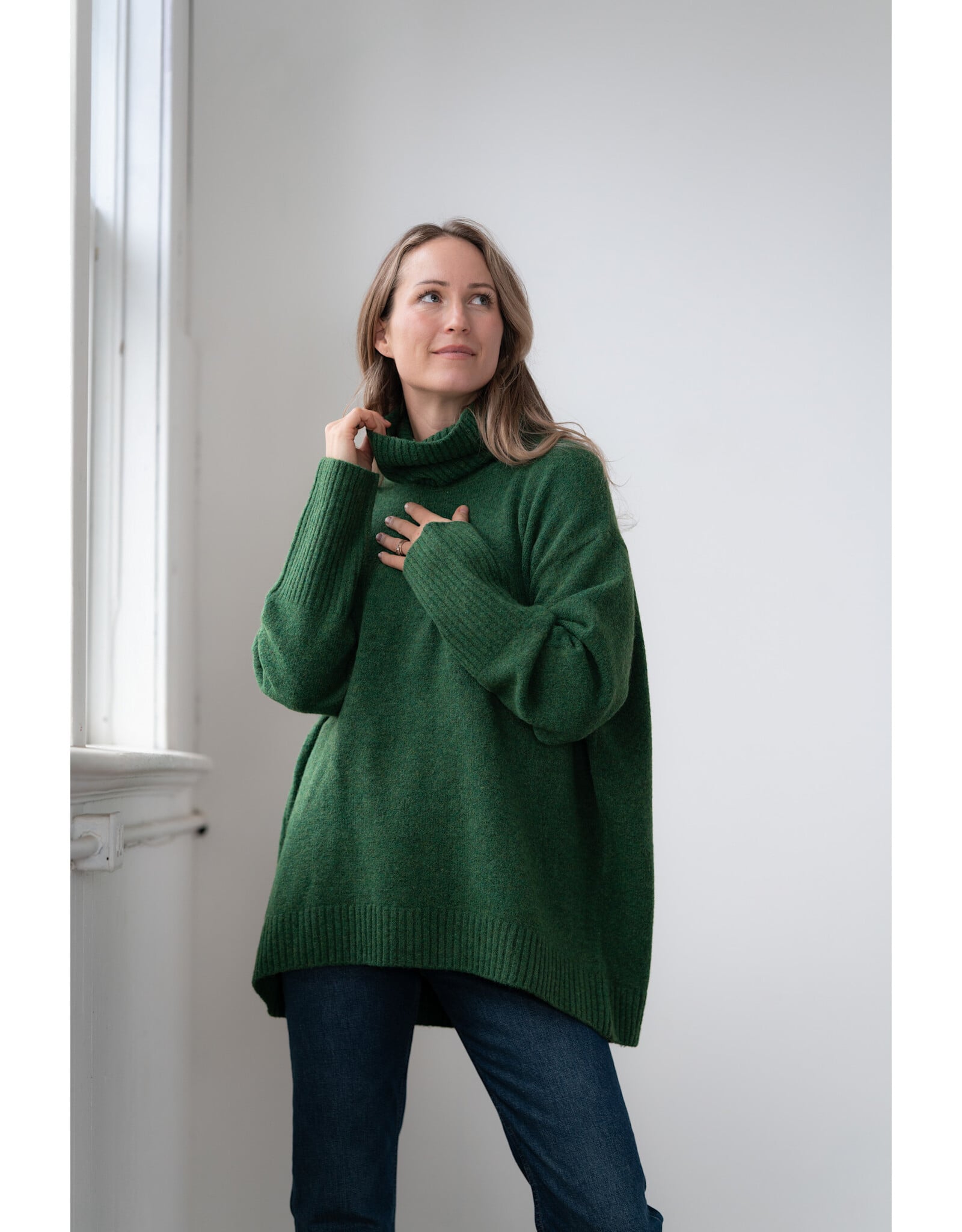 Echo Verde Echo Verde - The Dog Walker Sweater (Forest)