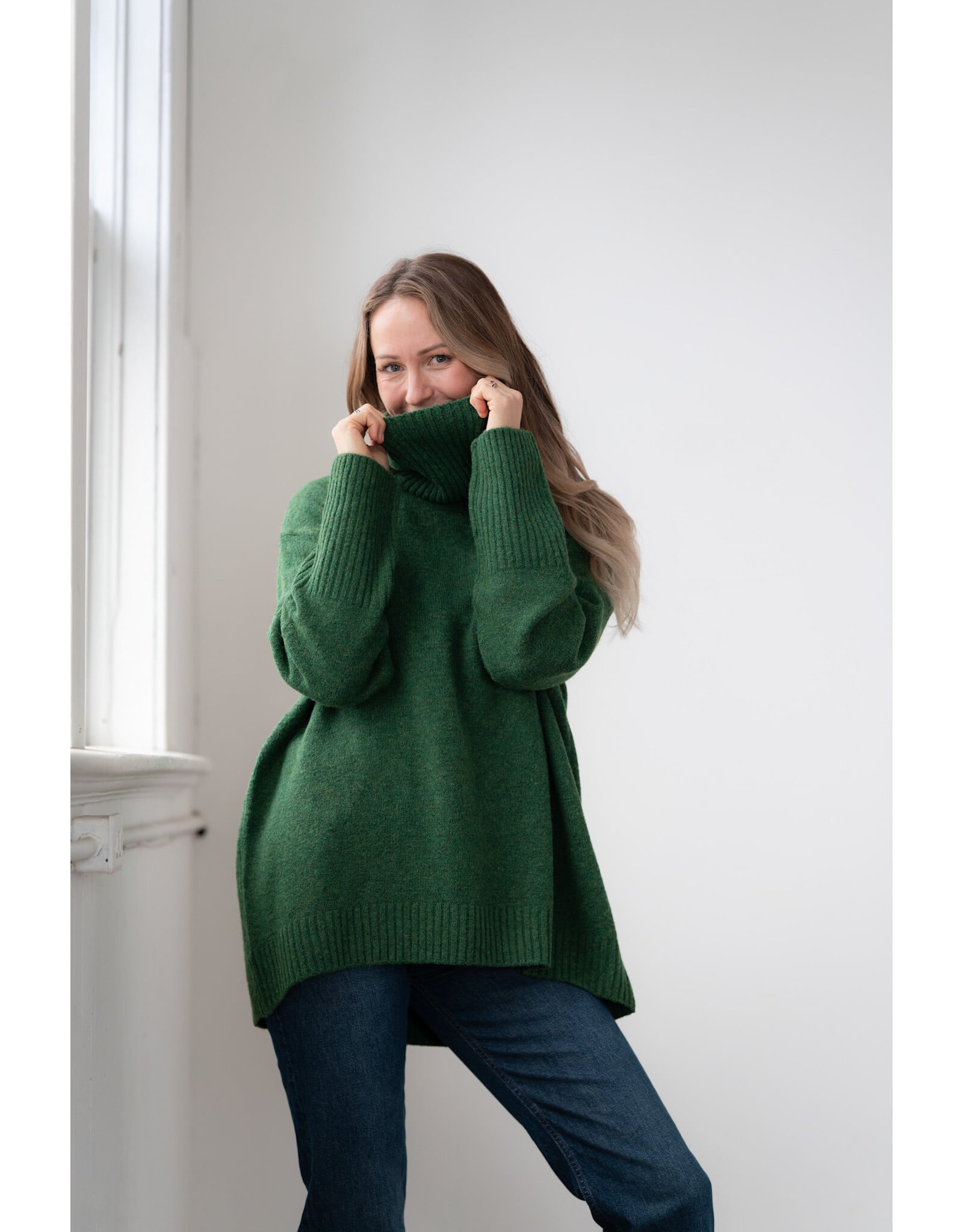 Echo Verde Echo Verde - The Dog Walker Sweater (Forest)