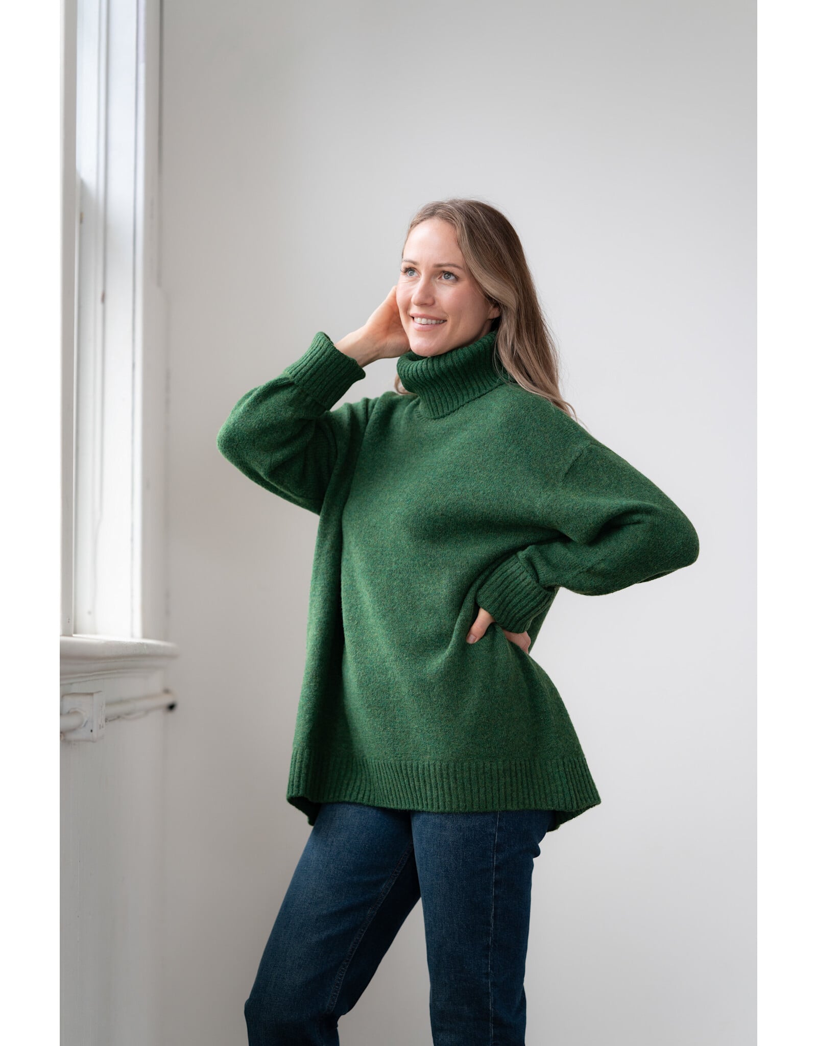 Echo Verde Echo Verde - The Dog Walker Sweater (Forest)