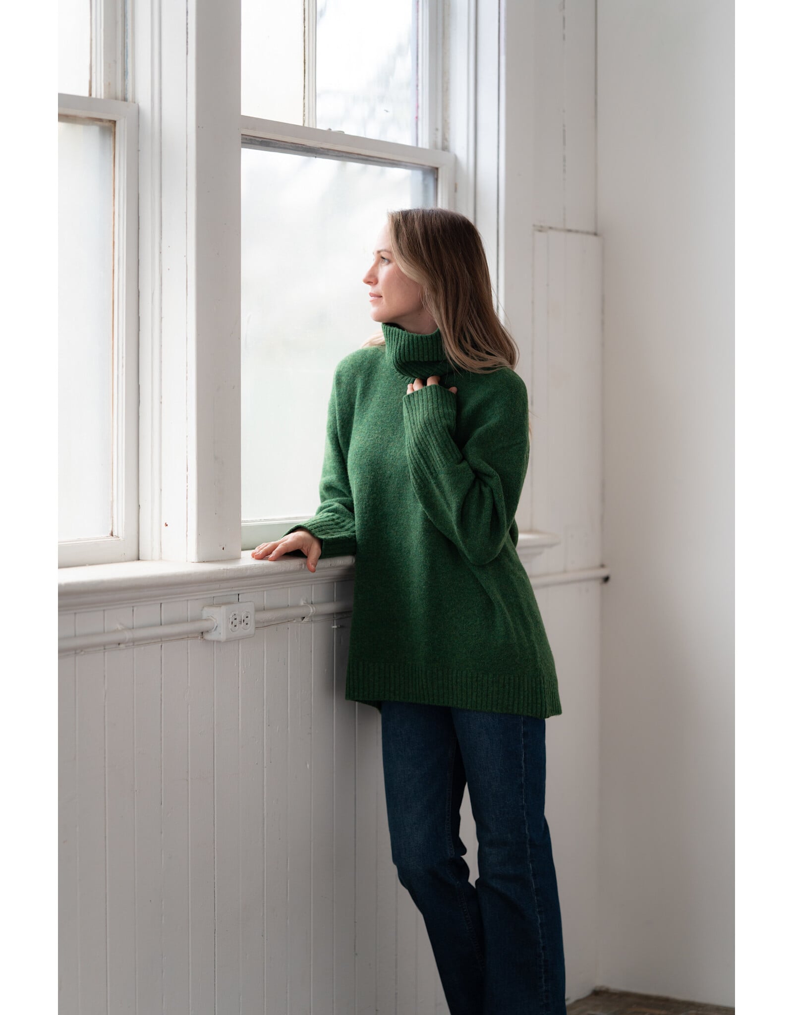 Echo Verde Echo Verde - The Dog Walker Sweater (Forest)