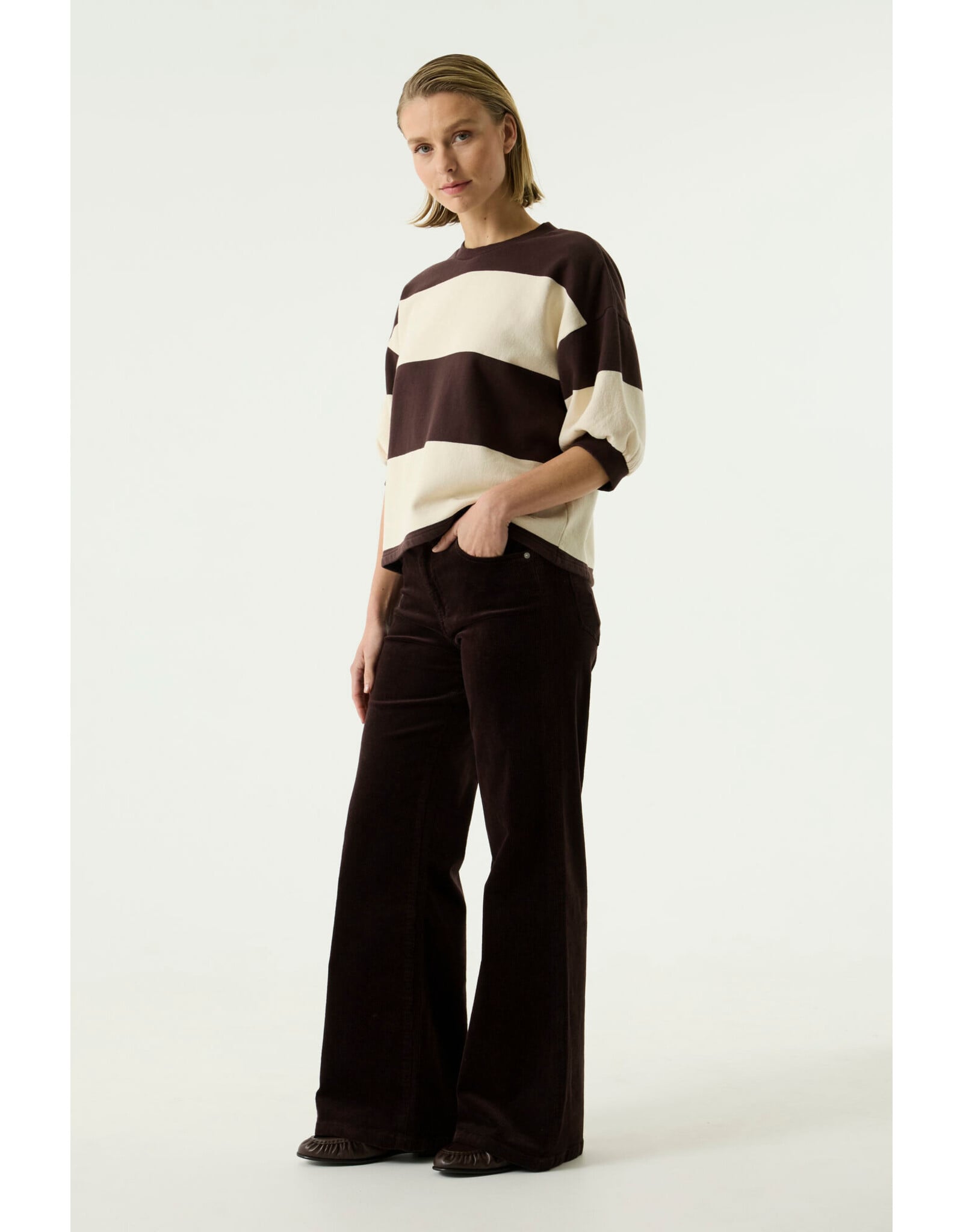 Garcia Garcia - Celia 249 Wide Leg Cord (Hazel Bloom)