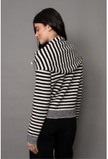 RD Style RD Style - Neela Long Sleeve Striped Sweater (Black / Winter White)