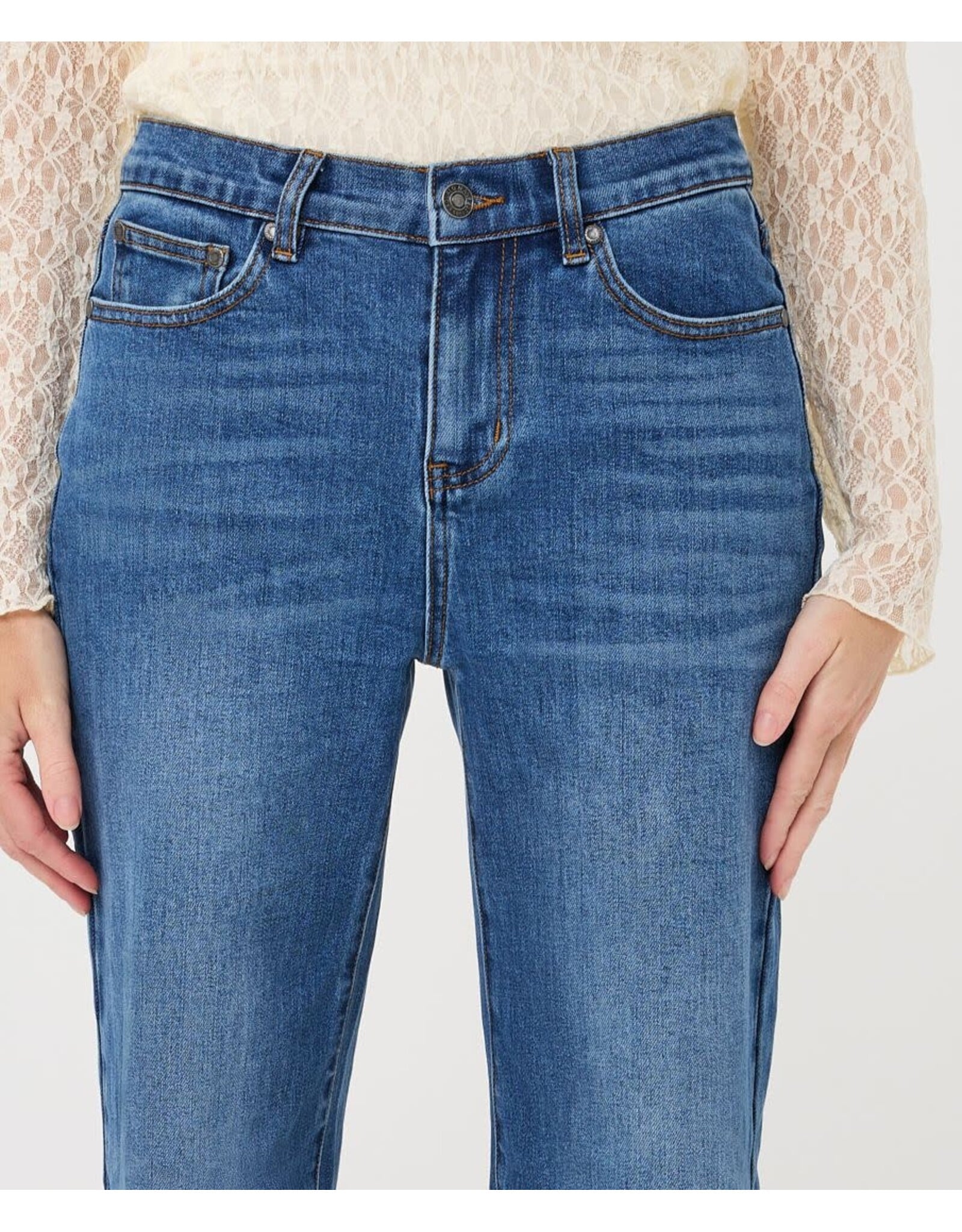 EsQualo EsQualo - Wide Leg Jeans (Denim Blue)