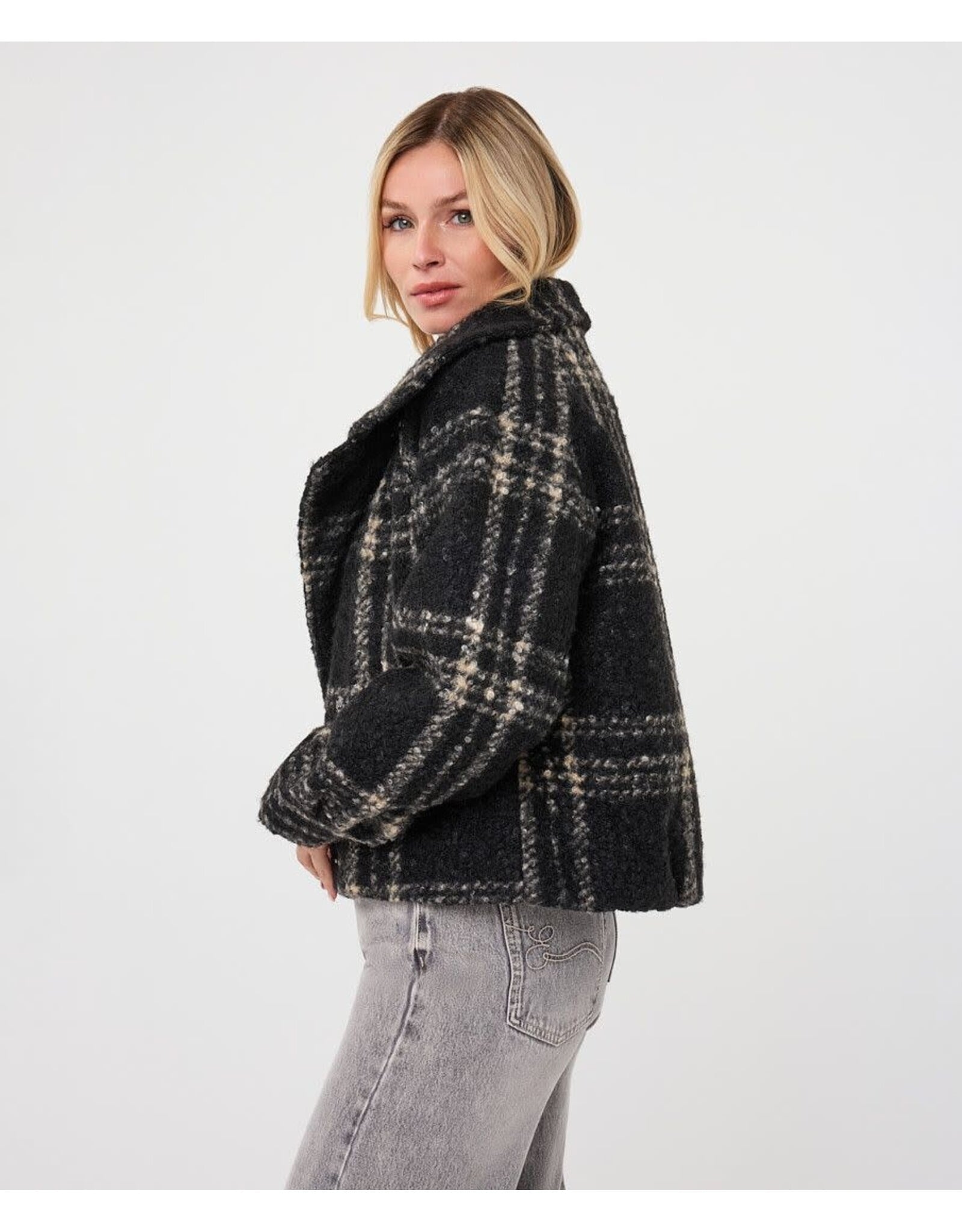 EsQualo EsQualo - Checkered Jacket (Black)