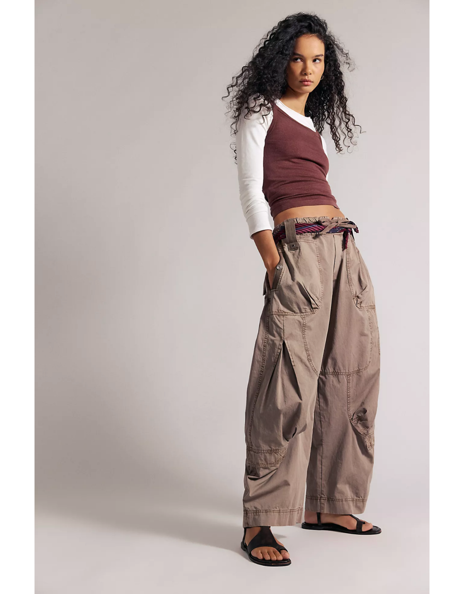 Free people Free People - Free People Onset Parachute Pant (Dusted Cocoa)