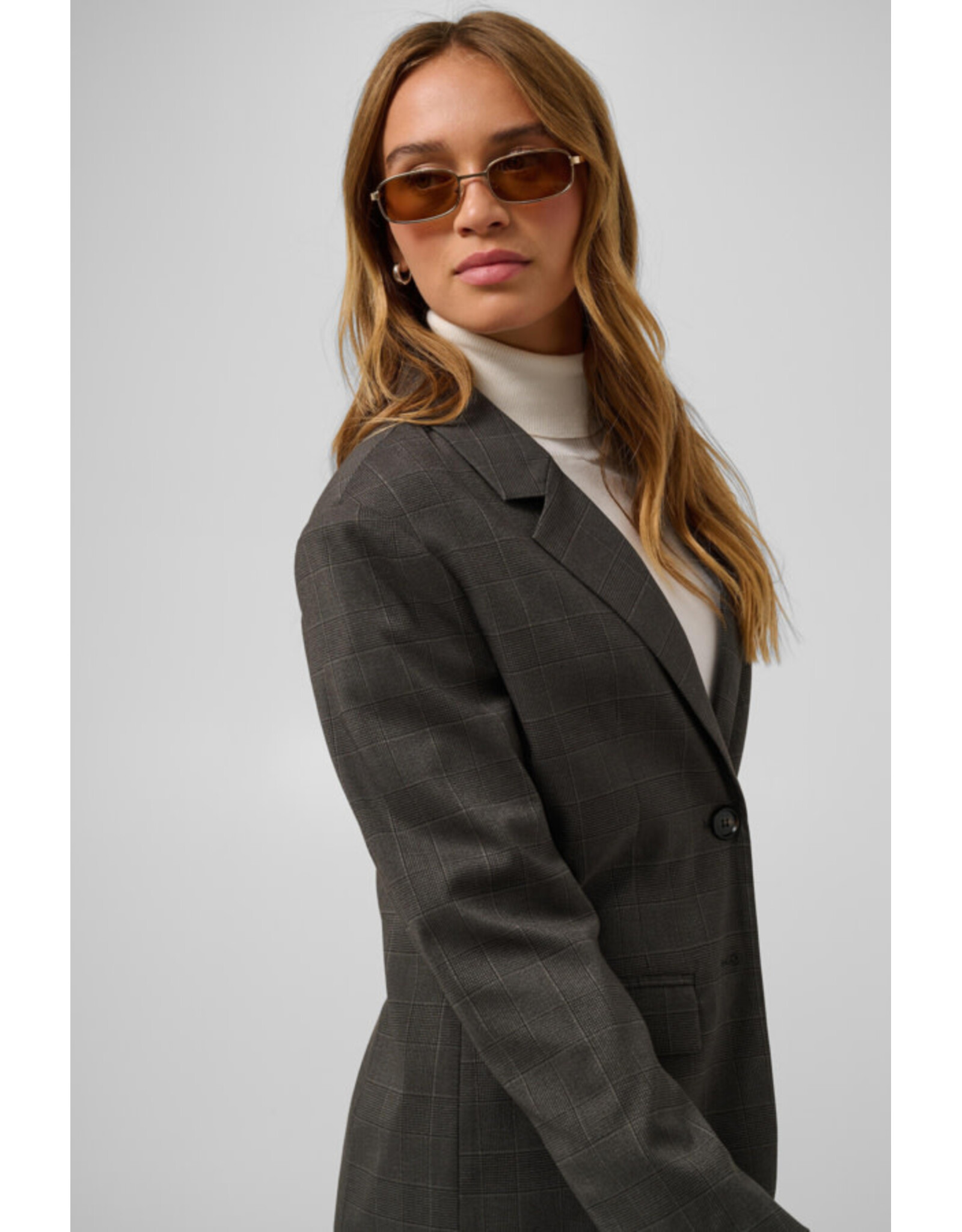 Kaffe Kaffe - Lenora Blazer (Dark Grey Check)
