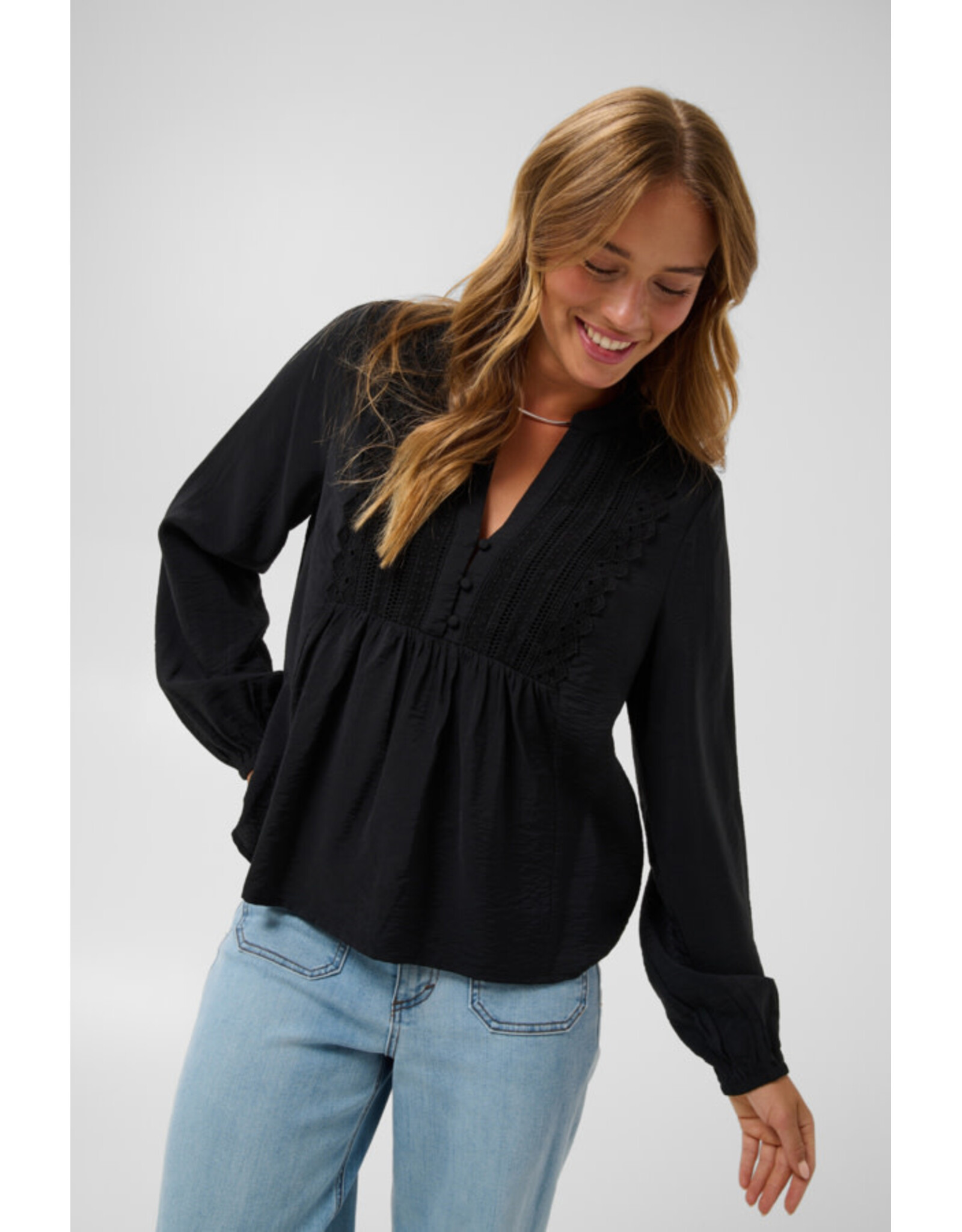 Kaffe Kaffe - Galina Blouse (Black Deep)