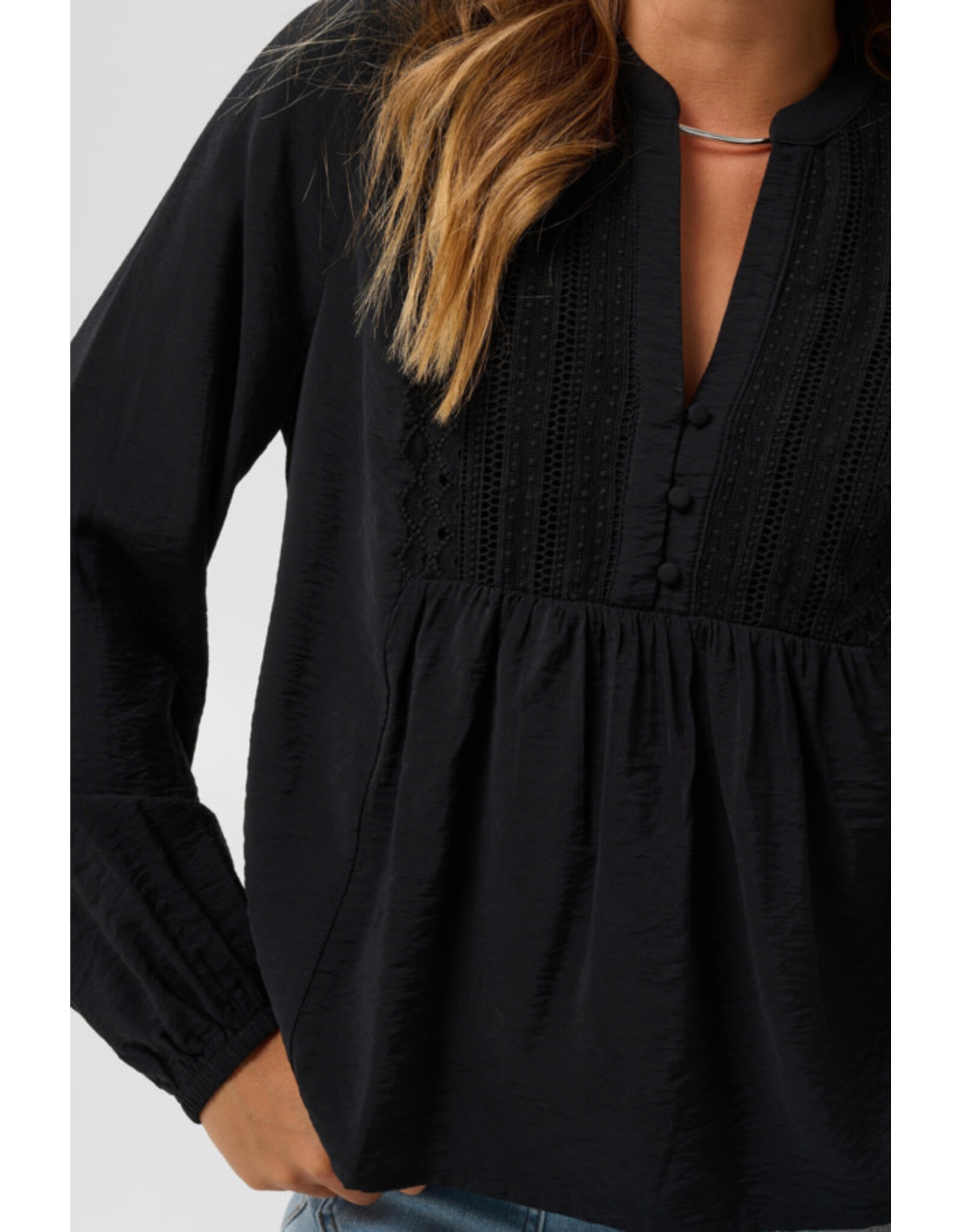 Kaffe Kaffe - Galina Blouse (Black Deep)