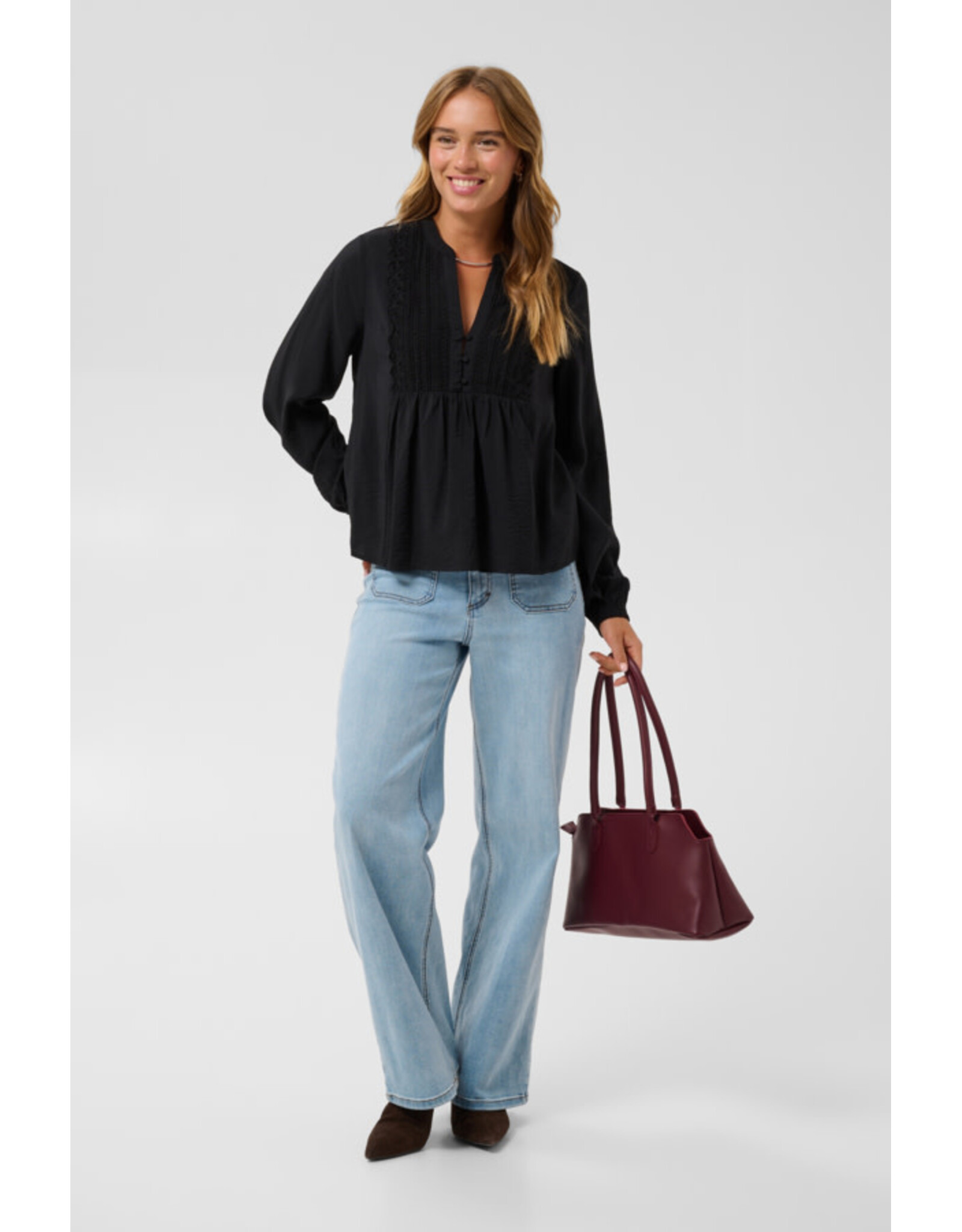 Kaffe Kaffe - Galina Blouse (Black Deep)