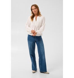 Kaffe Kaffe - Galina Blouse (Chalk)