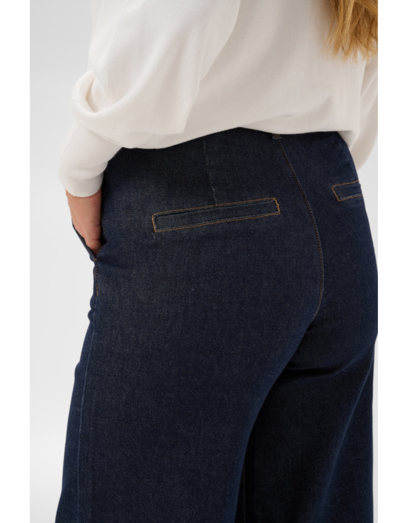 Kaffe Kaffe - Hally Wide Leg Jeans (Dark Blue)