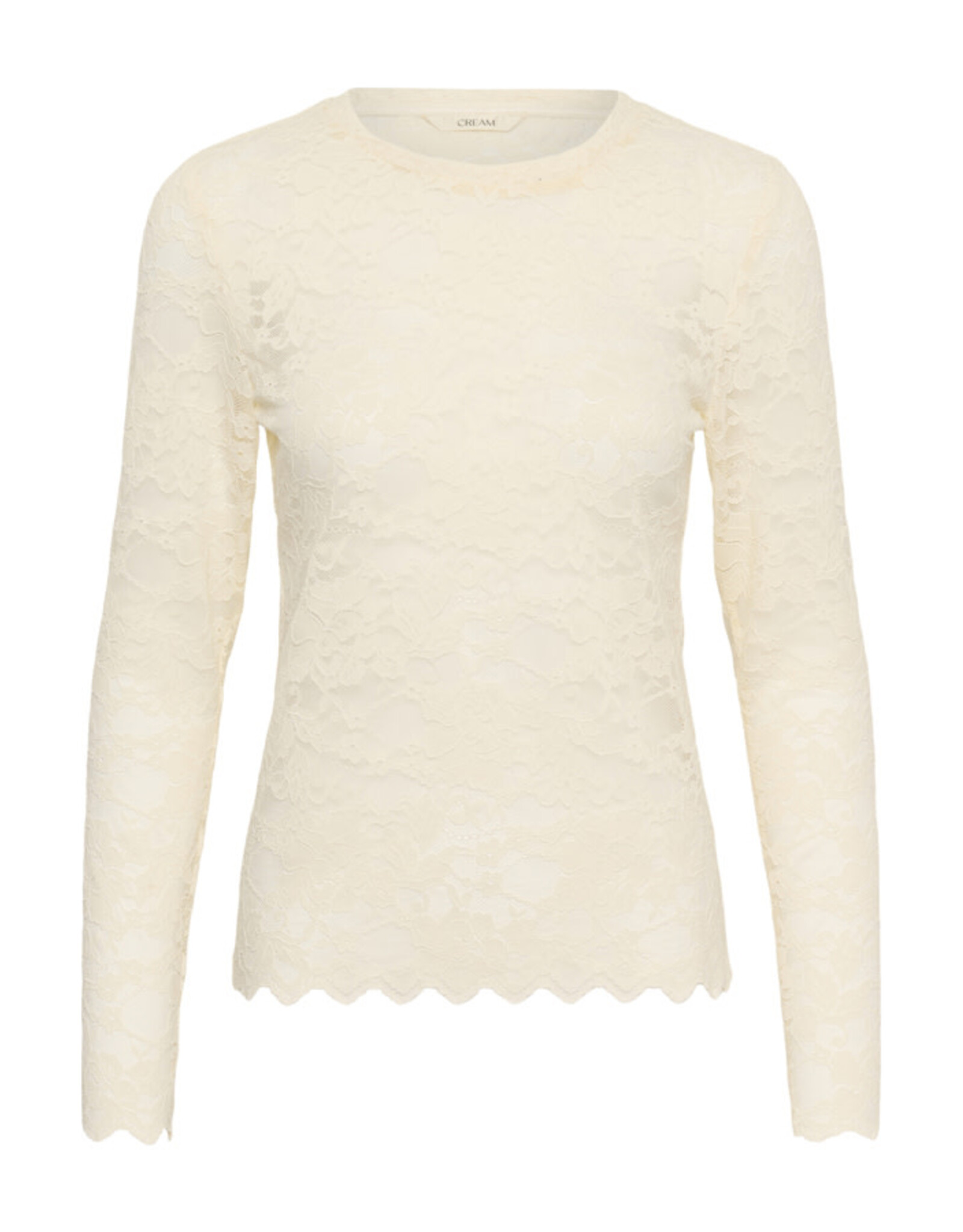 Cream Cream - Pitia Lace Top (Oatmeal)