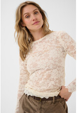Cream Cream - Pitia Lace Top (Oatmeal)