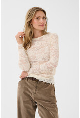 Cream Cream - Pitia Lace Top (Oatmeal)