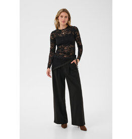 Cream Cream - Pitia Lace Top (Pitch Black)