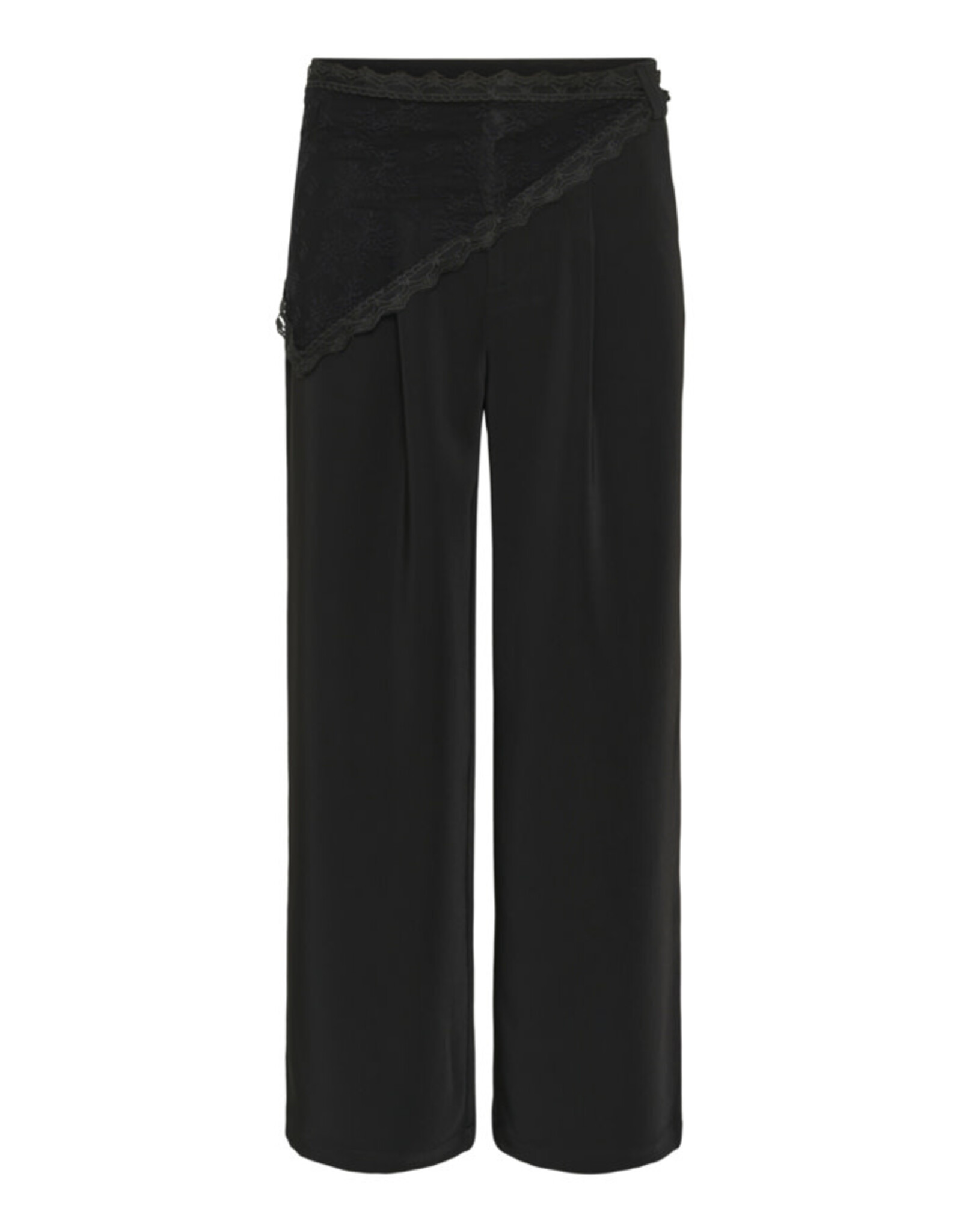 Cream Cream - Bine Lace Belt Pant (Pitch Black)