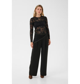 Cream Cream - Bine Lace Belt Pant (Pitch Black)
