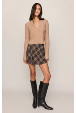 Z Supply Z Supply - Bellissimo Plaid Mini Skirt (Dark Roast)