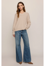 Z Supply Z Supply - Cloud Spun V Neck Sweater (Frosted Pearl)