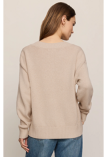 Z Supply Z Supply - Cloud Spun V Neck Sweater (Frosted Pearl)
