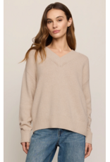 Z Supply Z Supply - Cloud Spun V Neck Sweater (Frosted Pearl)