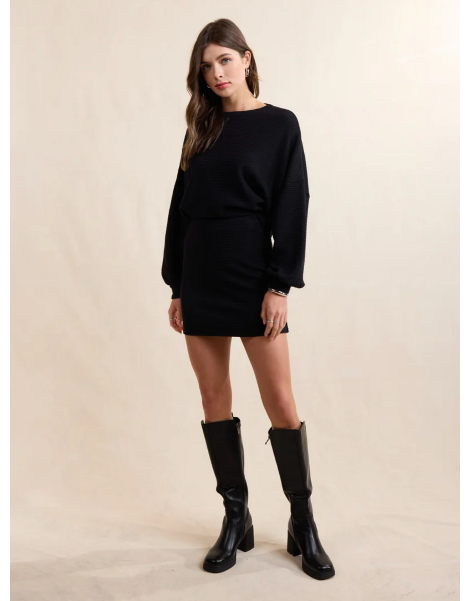 Sadie & Sage Sadie & Sage - On a Stroll Mini Skirt (Black)