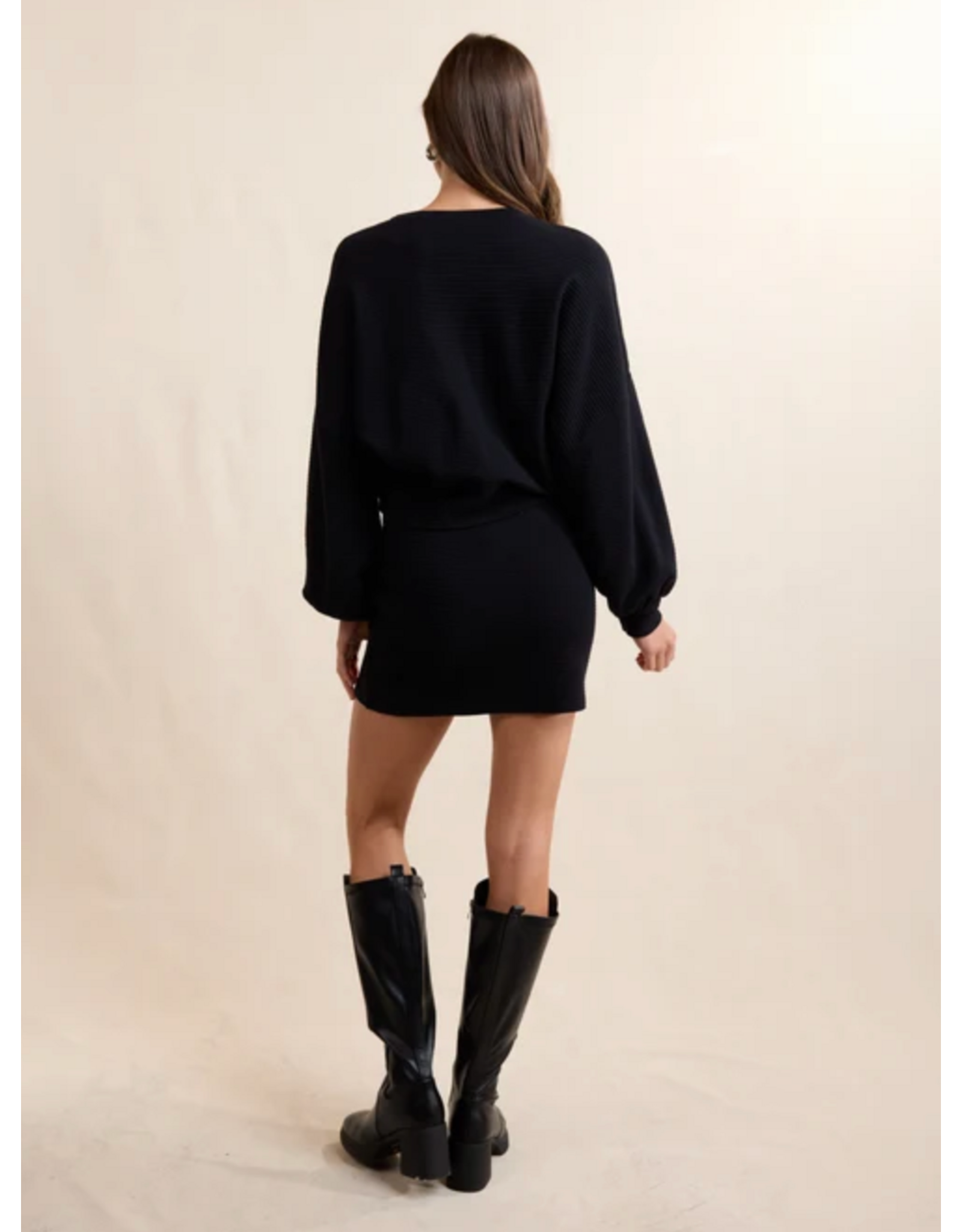 Sadie & Sage Sadie & Sage - On a Stroll Mini Skirt (Black)