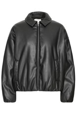 ICHI ICHI - Girana Faux Leather Jacket (Black)