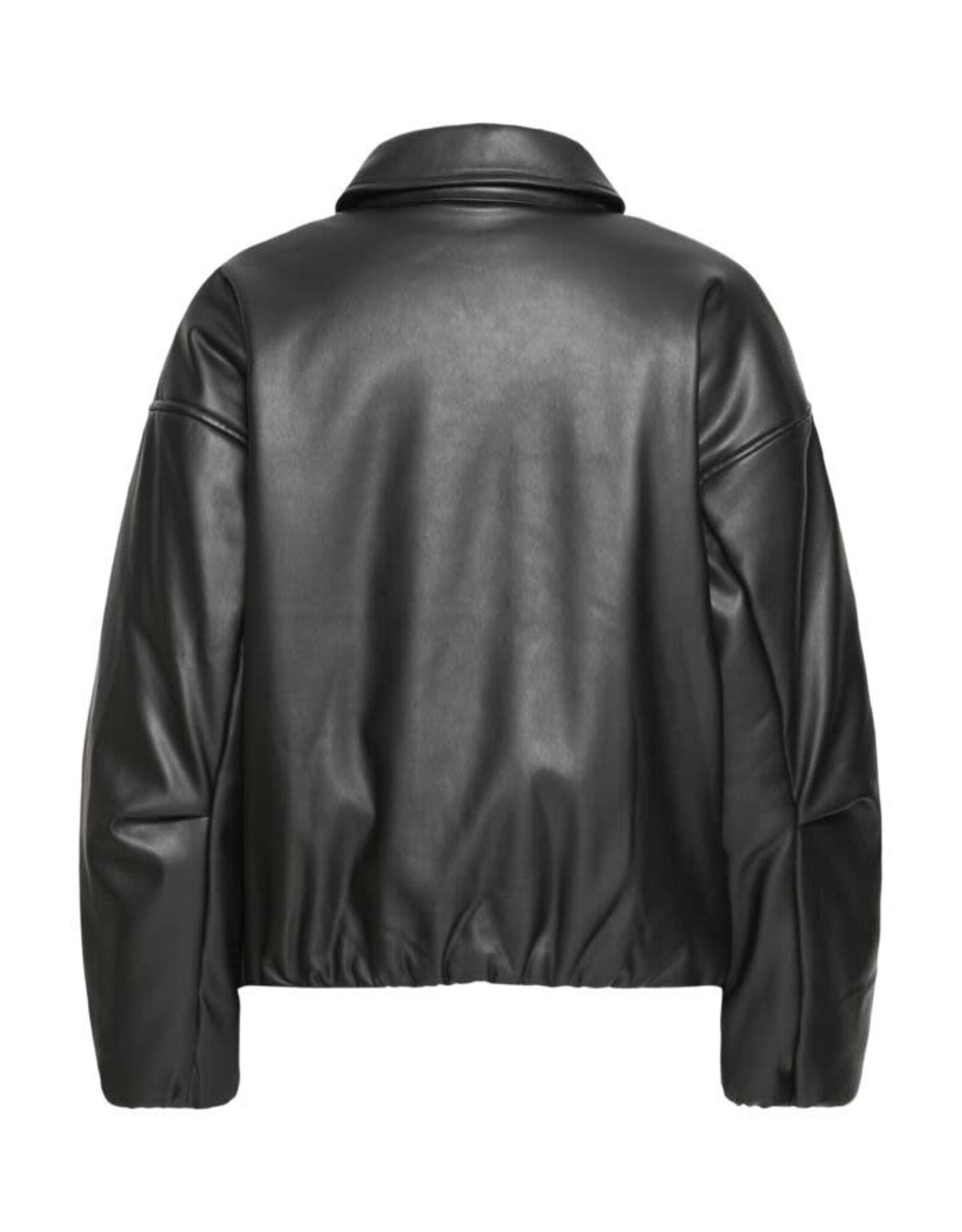 ICHI ICHI - Girana Faux Leather Jacket (Black)