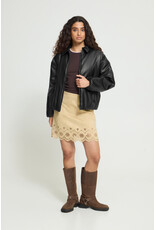 ICHI ICHI - Girana Faux Leather Jacket (Black)